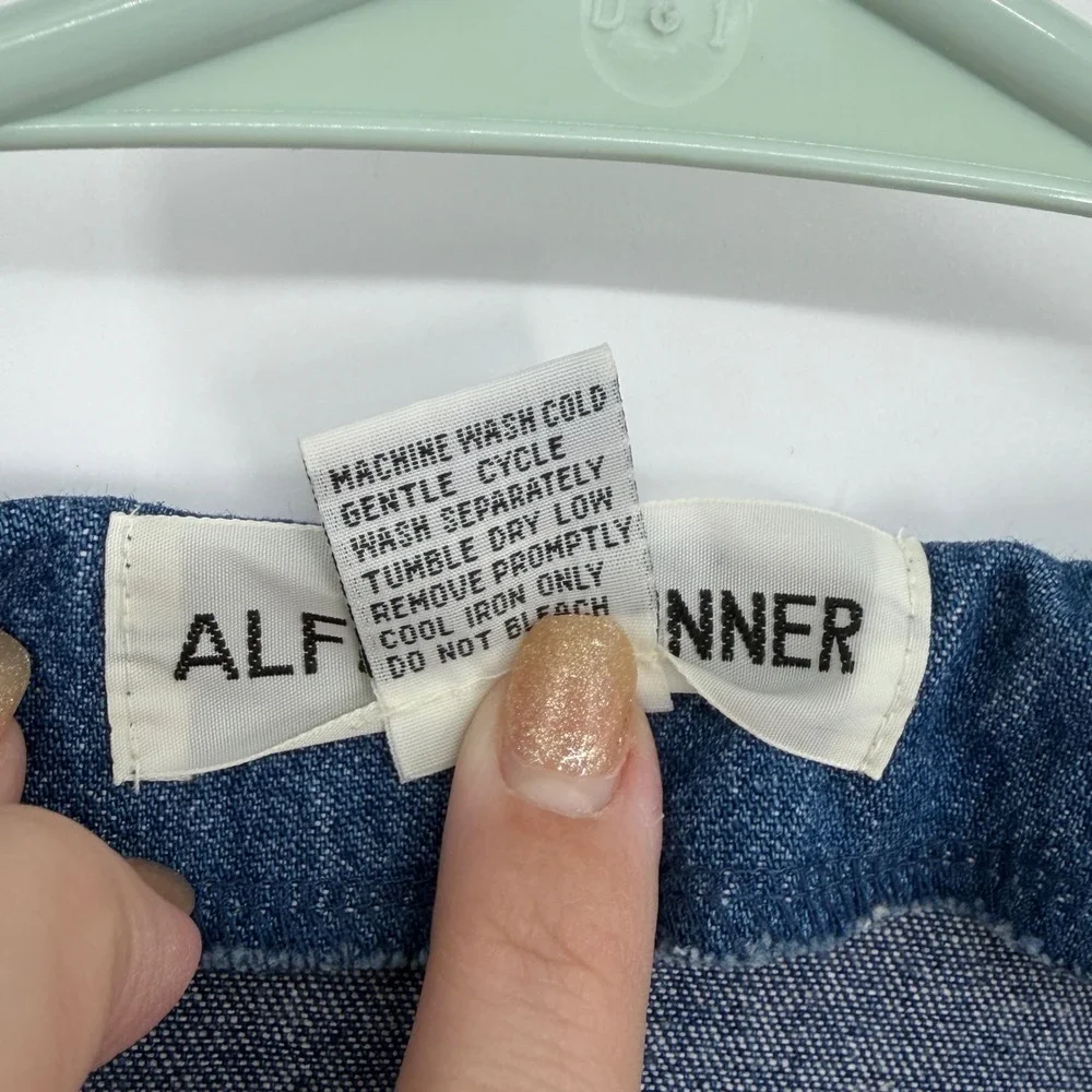 Vintage Alfred Dunner Patchwork Embroidered Floral Vest Cottagecore Size M‎ - Picture 5 of 5